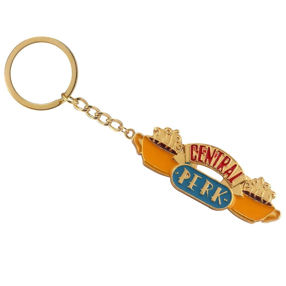 ELMAS Friends Monica's Door Keychain Central Perk Keyring - Al Masam Stationery LLC