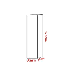ELMAS Acrylic Plexiglass Square Jewelry Holder Stand - Al Masam Stationery LLC