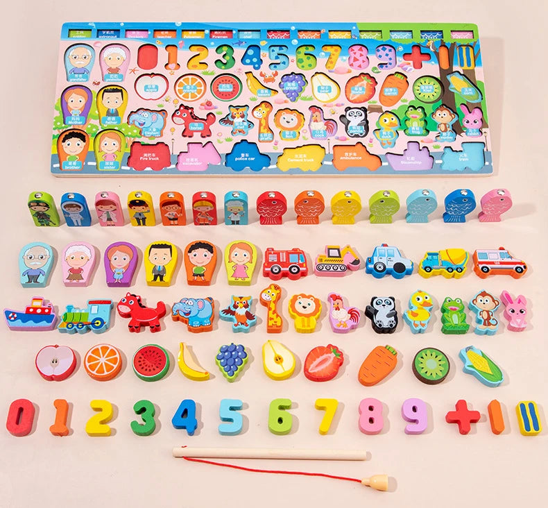 ELMAS QWZ Kids Montessori Educational Math Toys Gifts - Al Masam Stationery LLC