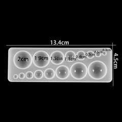 ELMAS Silicone Jewelry Molds - Heart, Round & Rectangle Shapes - Al Masam Stationery LLC