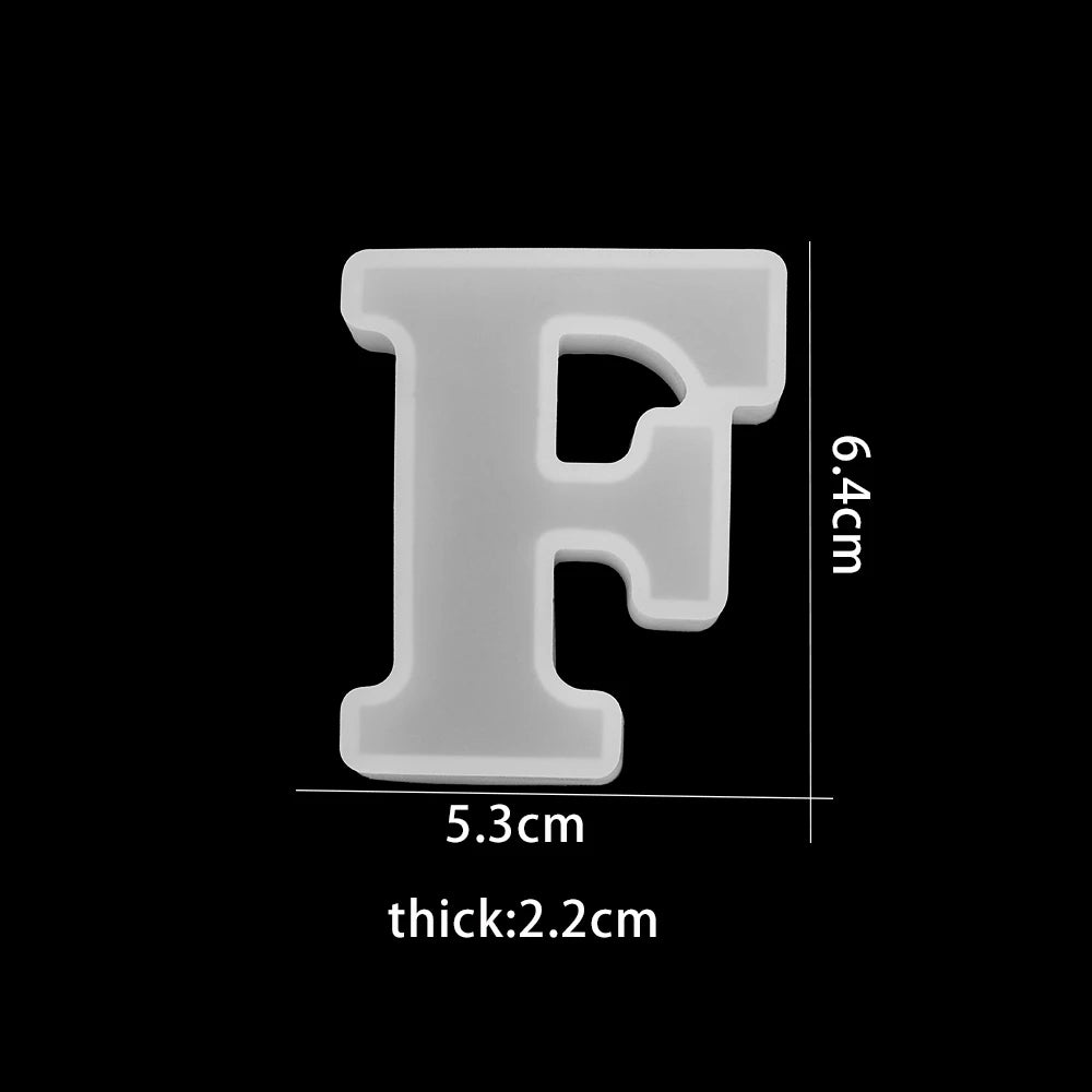 ELMAS 3D Alphabet Silicone Molds for DIY Jewelry & Crafts - Al Masam Stationery LLC
