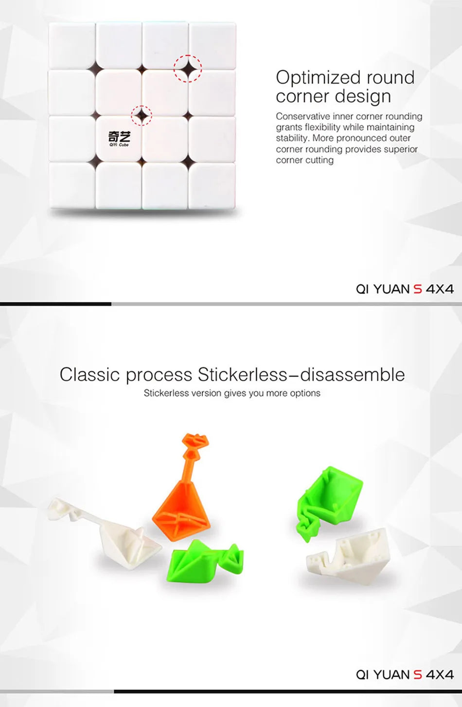 ELMAS 4x4 Speed Cube - Puzzle Magic Gift for Kids - Al Masam Stationery LLC