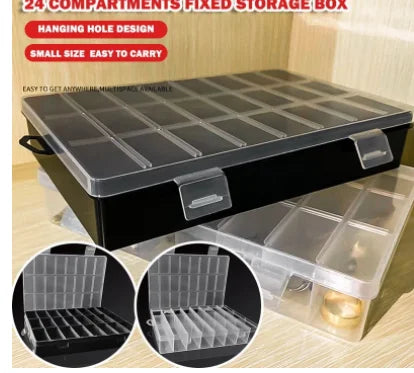 ELMAS Versatile 24 Compartment Organizer Storage Box - Al Masam Stationery LLC
