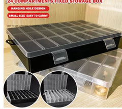 ELMAS Versatile 24 Compartment Organizer Storage Box