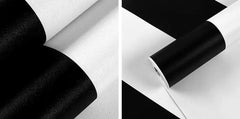 ELMAS Beibehang 3D Black and White Stripes Wallpaper - Al Masam Stationery LLC