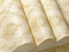 ELMAS Classic Damask 3D Velvet Wallpaper for Home Decor - Al Masam Stationery LLC