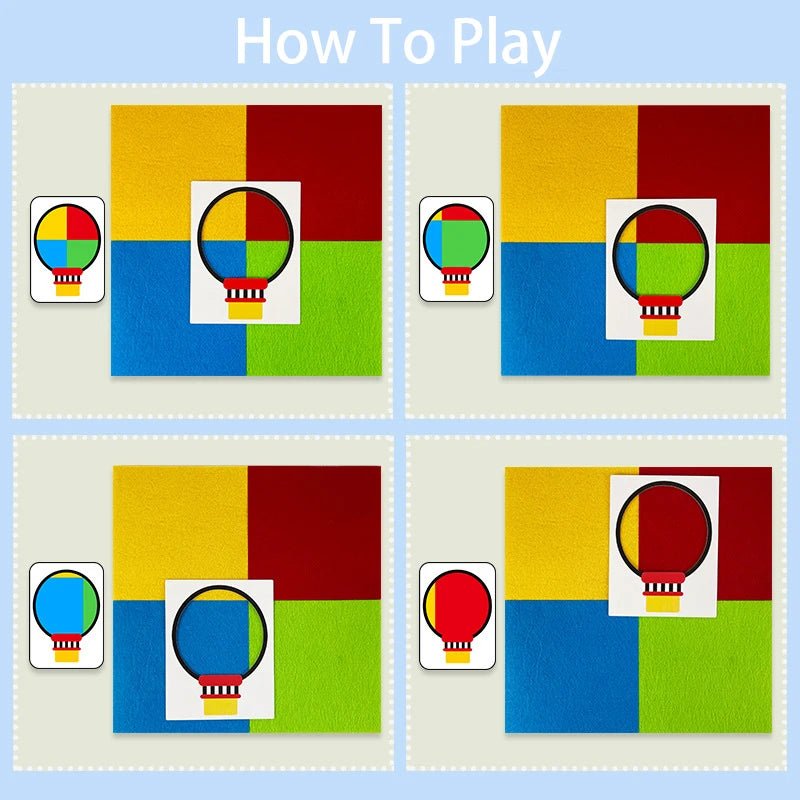 ELMAS Montessori Felt Toys for Logical Thinking Games - Al Masam Stationery LLC