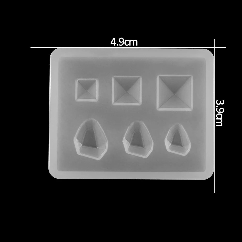 ELMAS Silicone Jewelry Molds - Heart, Round & Rectangle Shapes - Al Masam Stationery LLC
