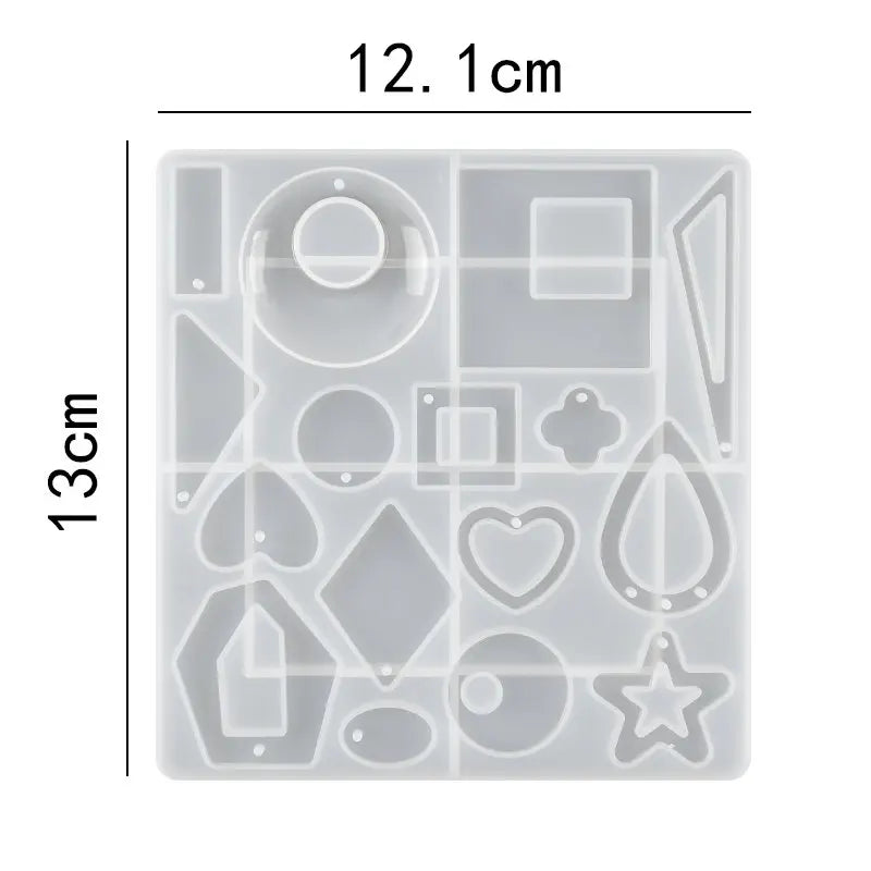 ELMAS Silicone Earring Mold for DIY Jewelry Crafting - Al Masam Stationery LLC