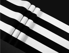 ELMAS Beibehang 3D Black and White Stripes Wallpaper - Al Masam Stationery LLC