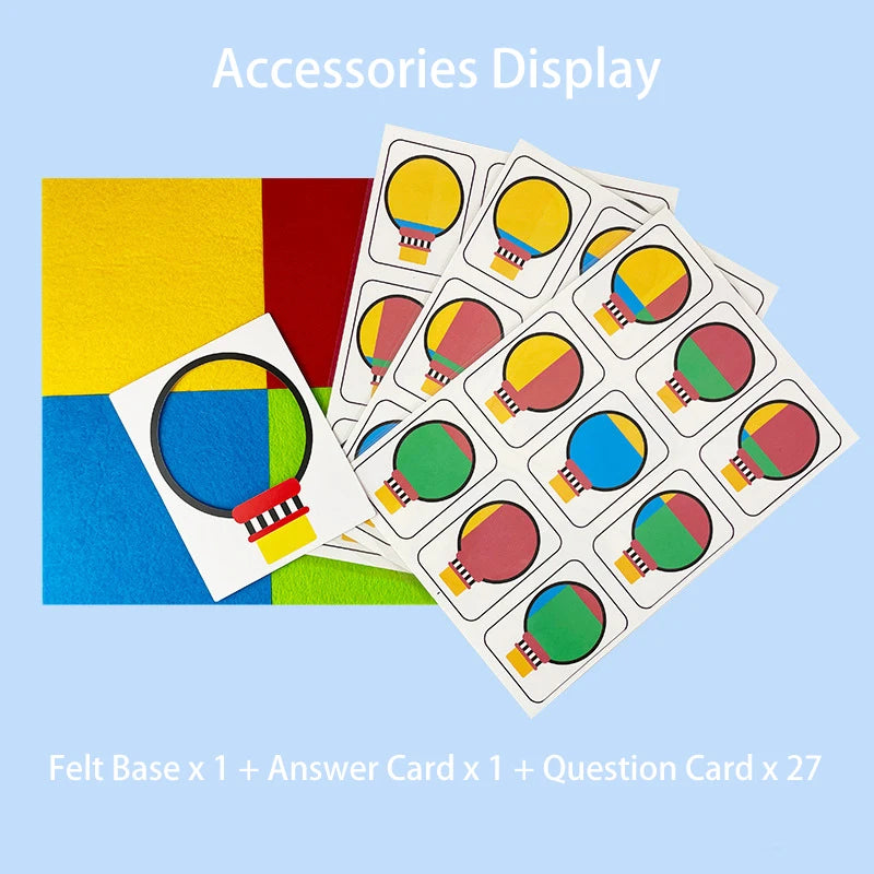 ELMAS Montessori Felt Toys for Logical Thinking Games - Al Masam Stationery LLC