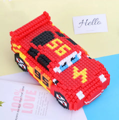 ELMAS Lightning McQueen DIY Building Blocks Toy Set