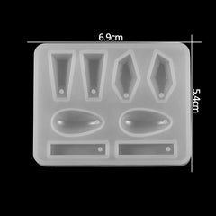 ELMAS Silicone Jewelry Molds - Heart, Round & Rectangle Shapes - Al Masam Stationery LLC