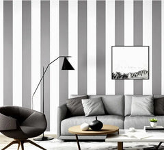ELMAS Beibehang 3D Black and White Stripes Wallpaper - Al Masam Stationery LLC