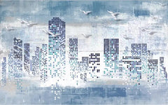 ELMAS Custom 3D Mural Urban Panorama Wallpaper - Al Masam Stationery LLC