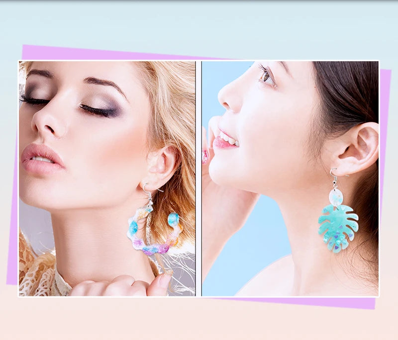 ELMAS Silicone Earring Mold for DIY Jewelry Crafting - Al Masam Stationery LLC