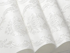 ELMAS Beibehang Luxury Classic Damask 3D Velvet Wallpaper - Al Masam Stationery LLC