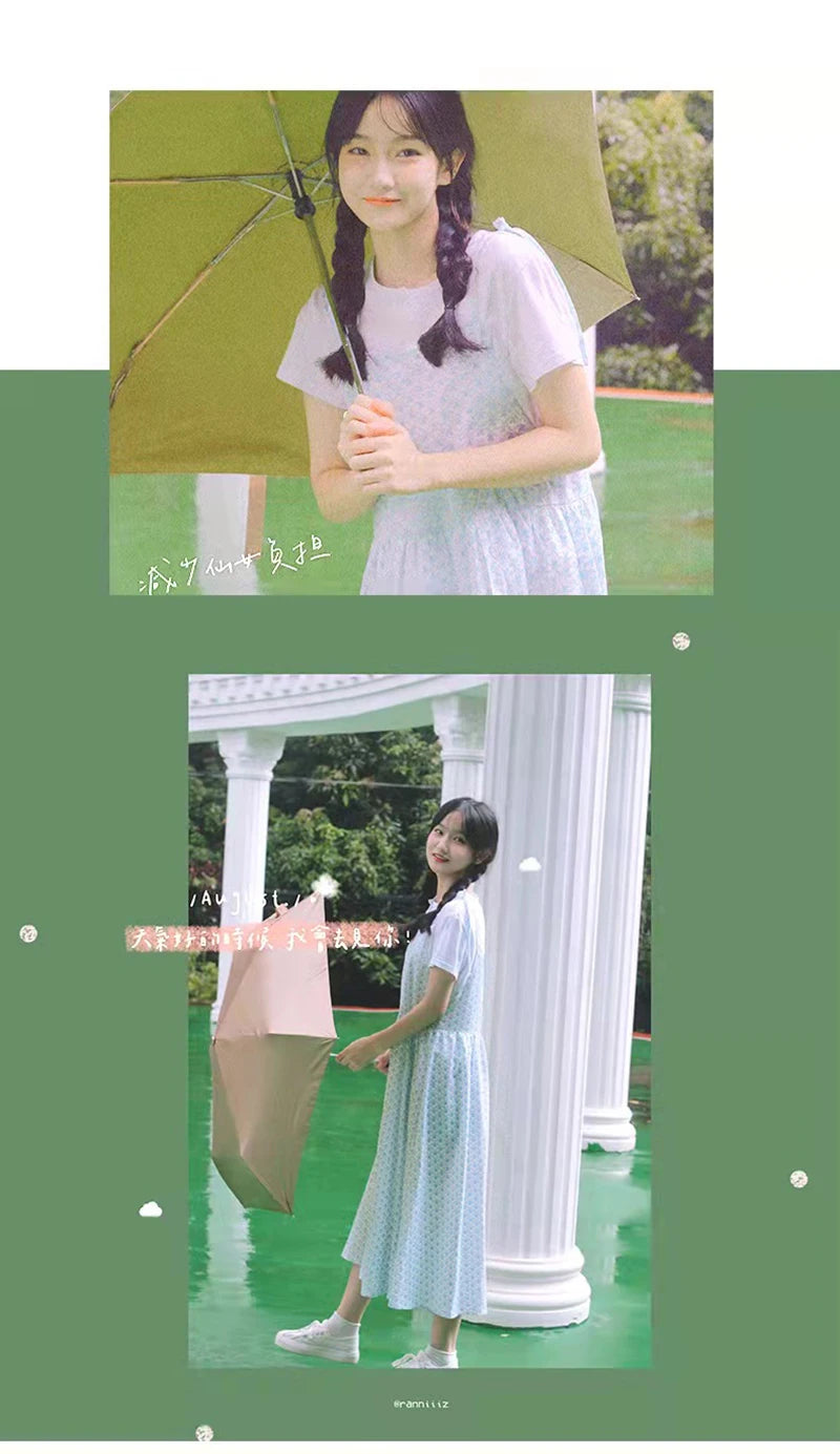 ELMAS New 6 Ribs Ultra-light Folding Umbrella for All - Al Masam Stationery LLC