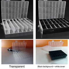 ELMAS Versatile 24 Compartment Organizer Storage Box