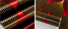 ELMAS Luxury 3D Gold Flicker Waterproof Wallpaper Roll - Al Masam Stationery LLC
