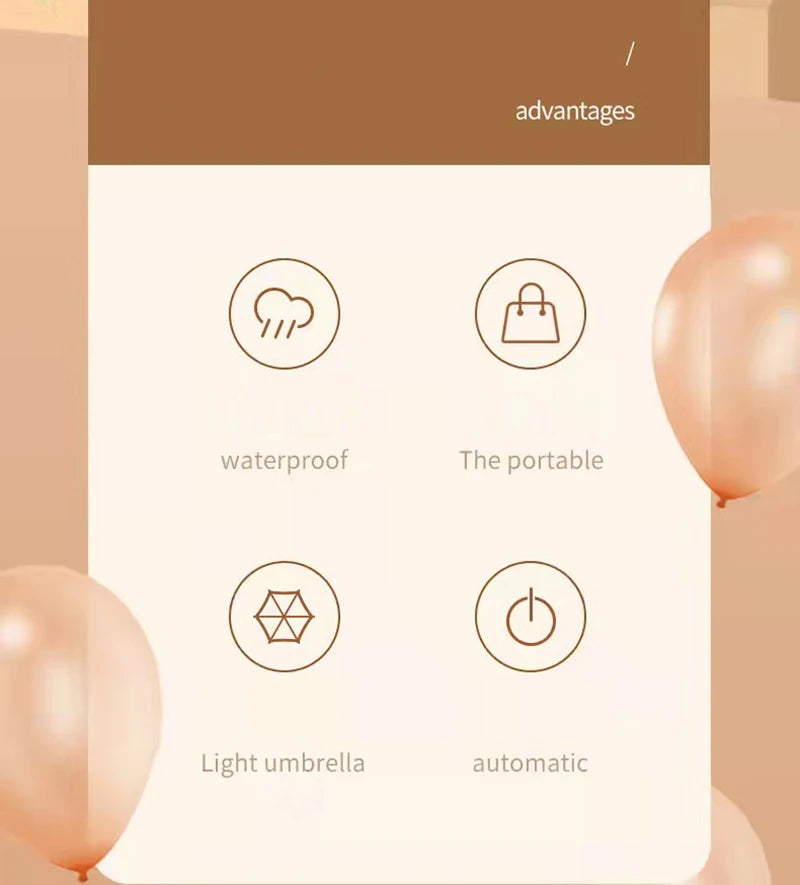 ELMAS New 6 Ribs Ultra-light Folding Umbrella for All - Al Masam Stationery LLC