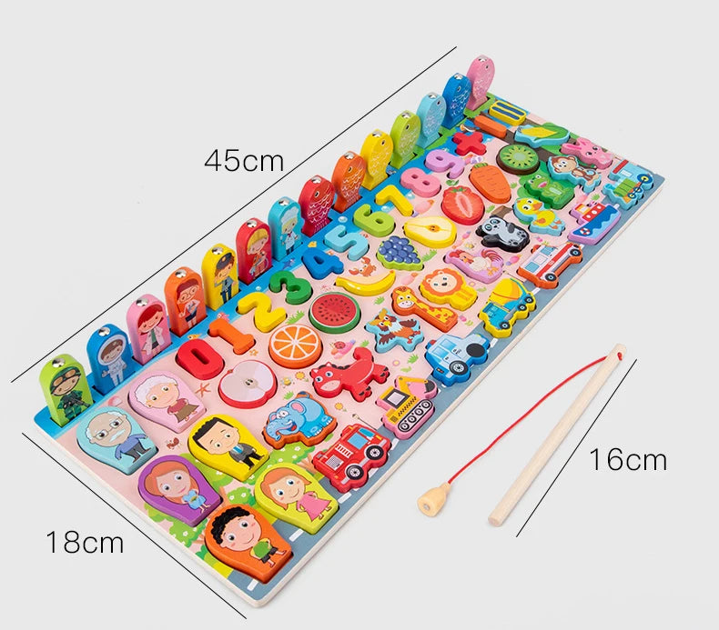 ELMAS QWZ Kids Montessori Educational Math Toys Gifts - Al Masam Stationery LLC