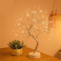 ELMAS Enchanted LED Mini Christmas Tree Night Light