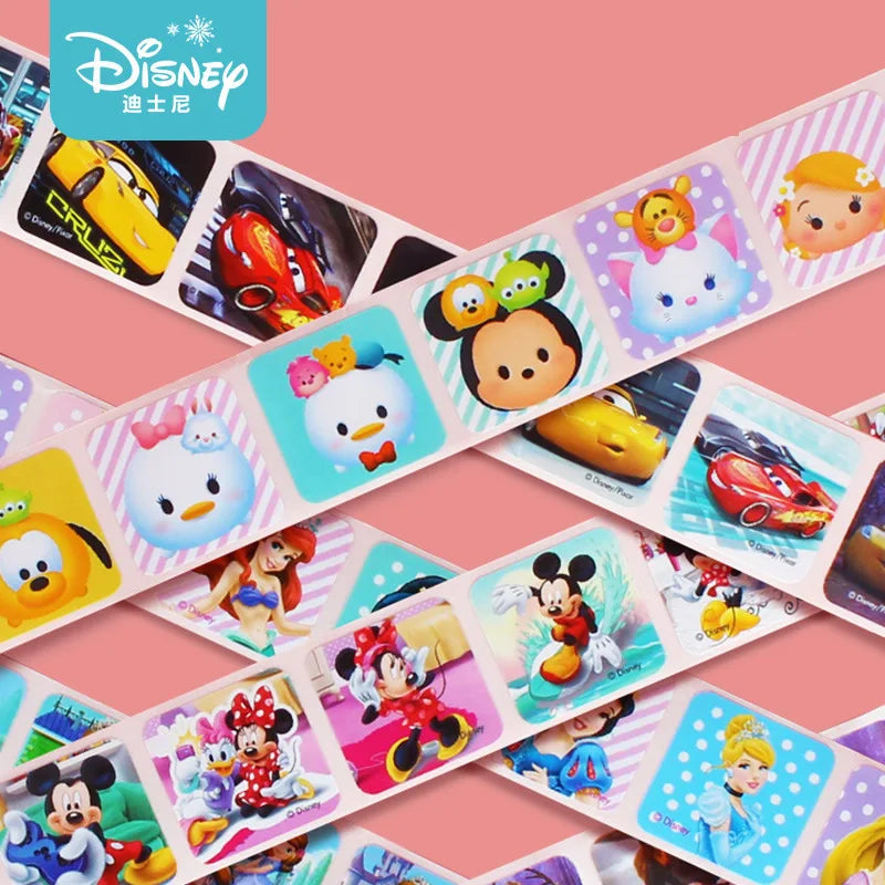 ELMAS 200Pcs/Box Disney Stickers Frozen Mickey Sofia Gift - Al Masam Stationery LLC