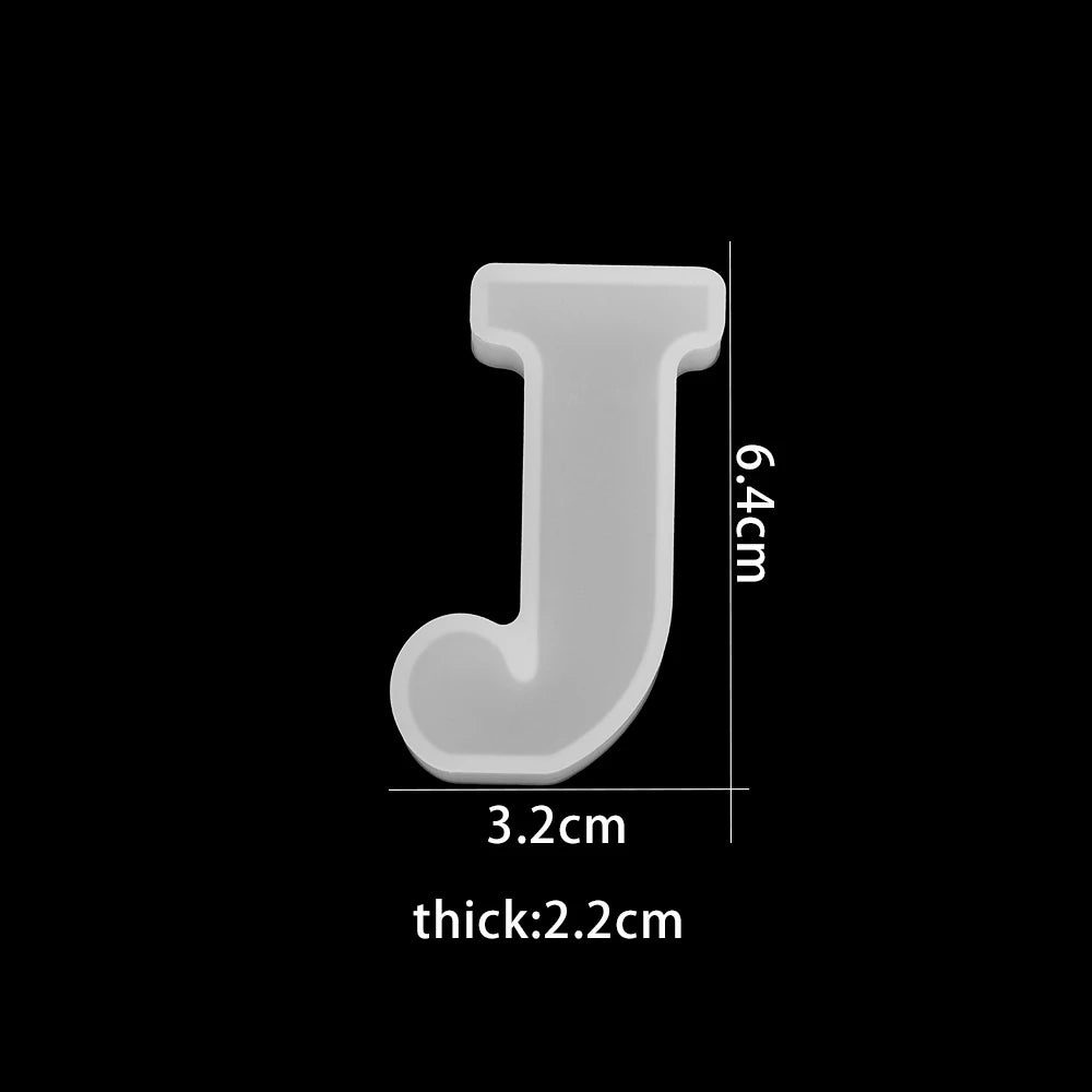 ELMAS 3D Alphabet Silicone Molds for DIY Jewelry & Crafts - Al Masam Stationery LLC