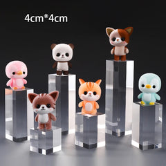 ELMAS Acrylic Plexiglass Square Jewelry Holder Stand - Al Masam Stationery LLC