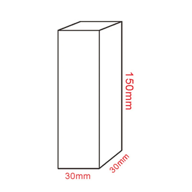 ELMAS Acrylic Plexiglass Square Jewelry Holder Stand - Al Masam Stationery LLC