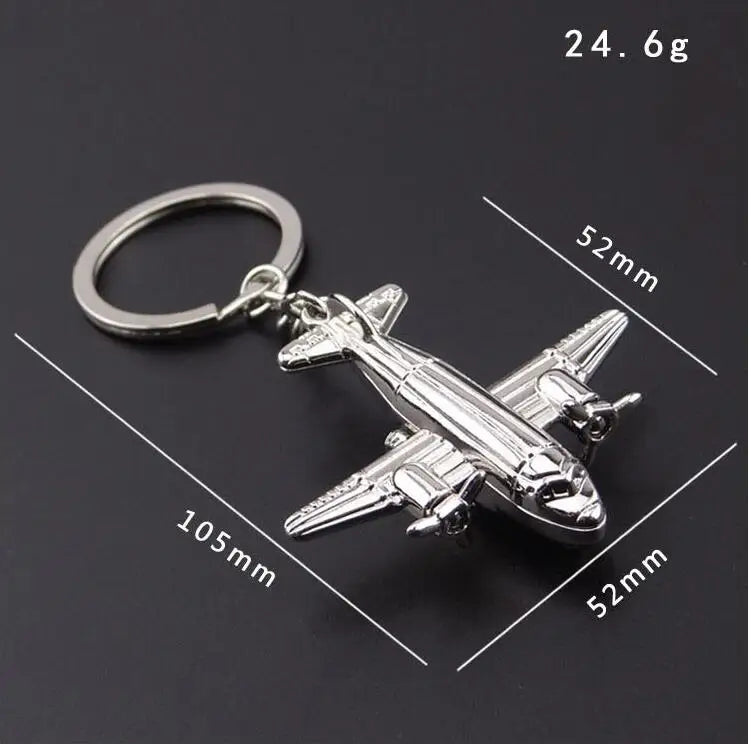 ELMAS Stylish Airplane Keychain - Perfect Travel Accessory - Al Masam Stationery LLC