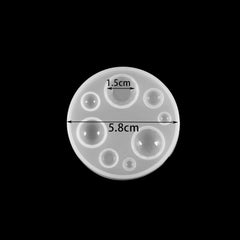 ELMAS Silicone Jewelry Molds - Heart, Round & Rectangle Shapes - Al Masam Stationery LLC