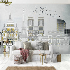 ELMAS Custom 3D Mural Urban Panorama Wallpaper - Al Masam Stationery LLC