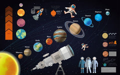 ELMAS Universe Galaxy 3D Mural Wallpaper for Walls - Al Masam Stationery LLC