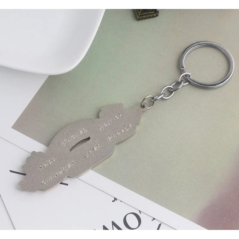 ELMAS Friends Monica's Door Keychain Central Perk Keyring - Al Masam Stationery LLC