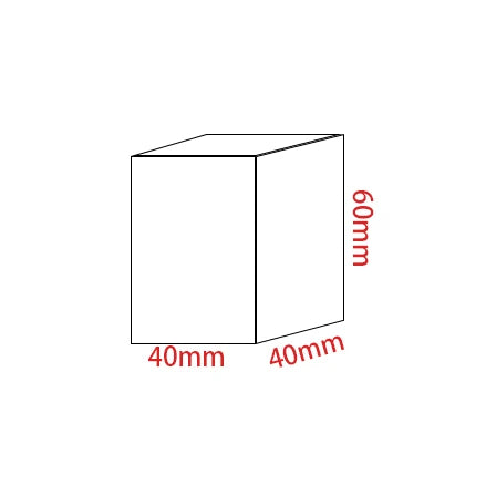 ELMAS Acrylic Plexiglass Square Jewelry Holder Stand - Al Masam Stationery LLC