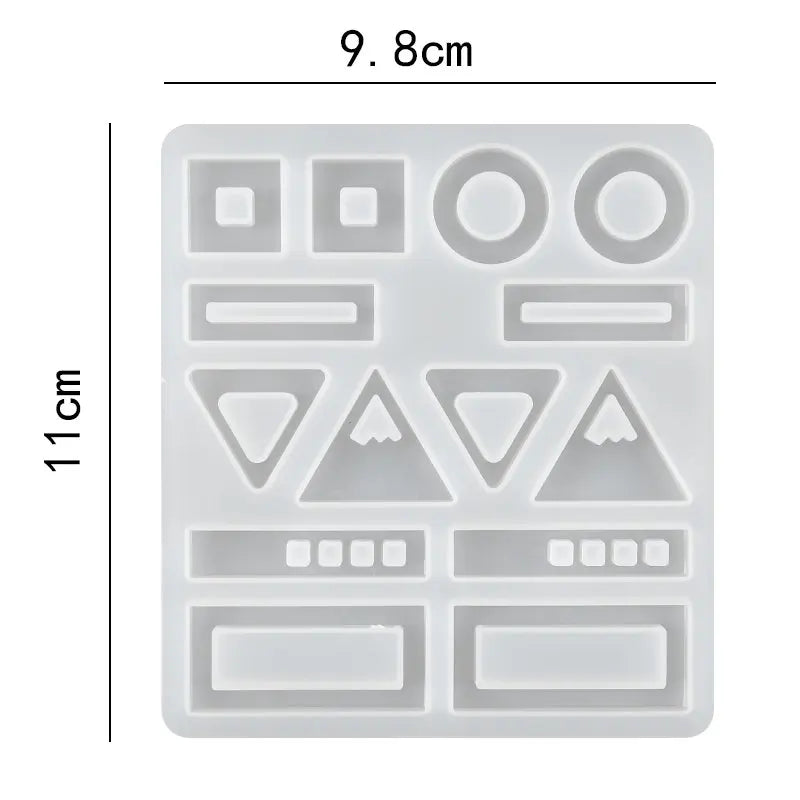 ELMAS Silicone Earring Mold for DIY Jewelry Crafting - Al Masam Stationery LLC