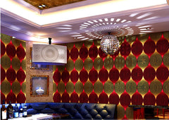 ELMAS Luxury 3D Gold Flicker Waterproof Wallpaper Roll - Al Masam Stationery LLC