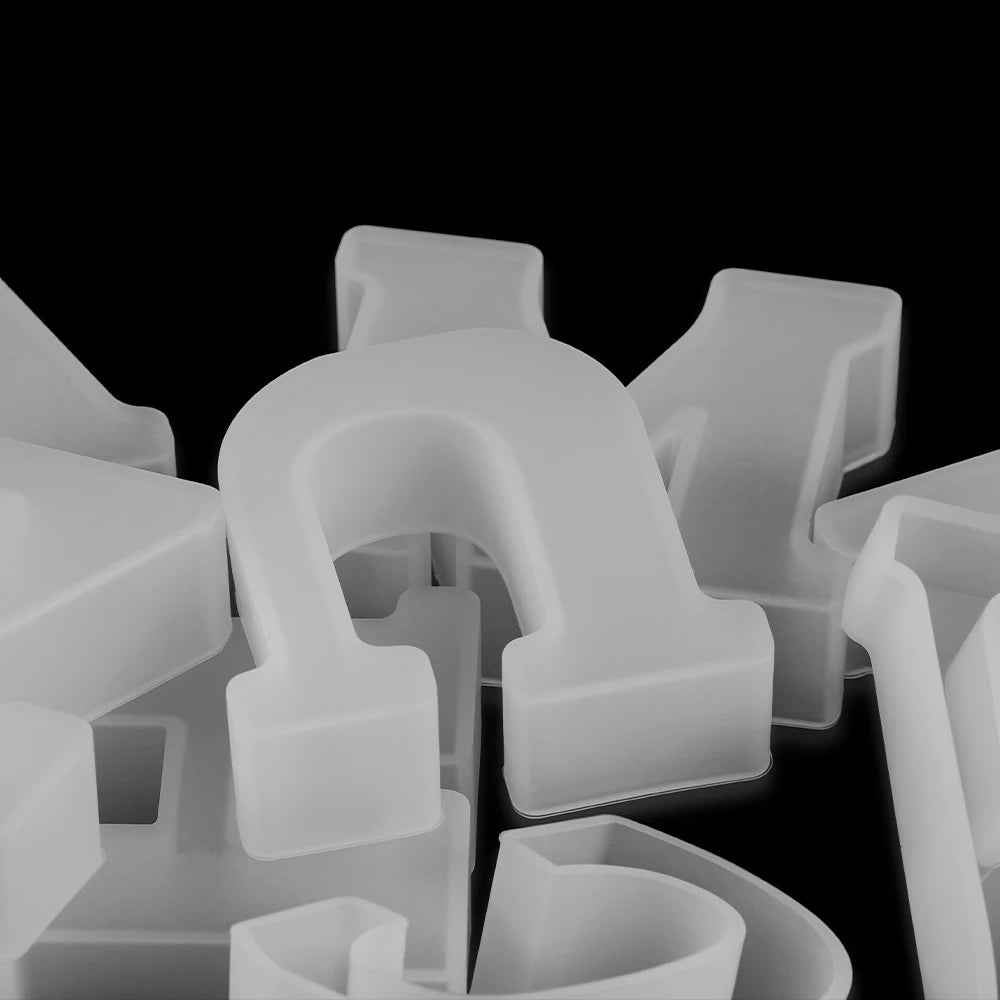 ELMAS 3D Alphabet Silicone Molds for DIY Jewelry & Crafts - Al Masam Stationery LLC