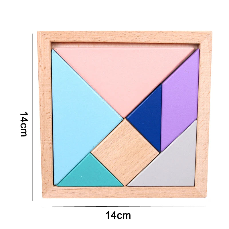 ELMAS Montessori Wooden Puzzles for Kids Early Learning - Al Masam Stationery LLC