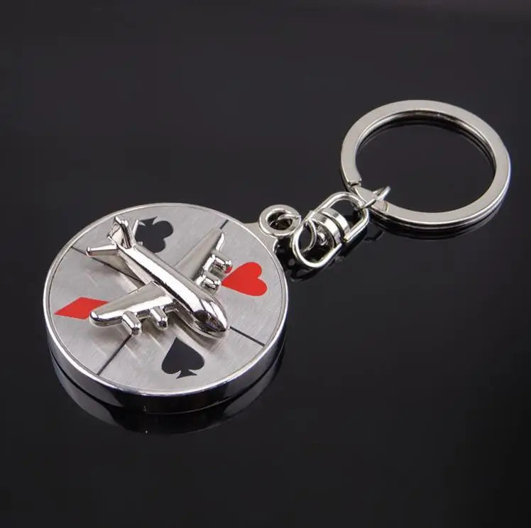 ELMAS Stylish Airplane Keychain - Perfect Travel Accessory - Al Masam Stationery LLC