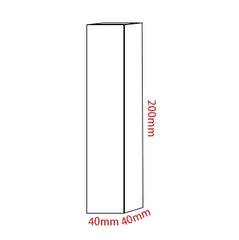 ELMAS Acrylic Plexiglass Square Jewelry Holder Stand - Al Masam Stationery LLC