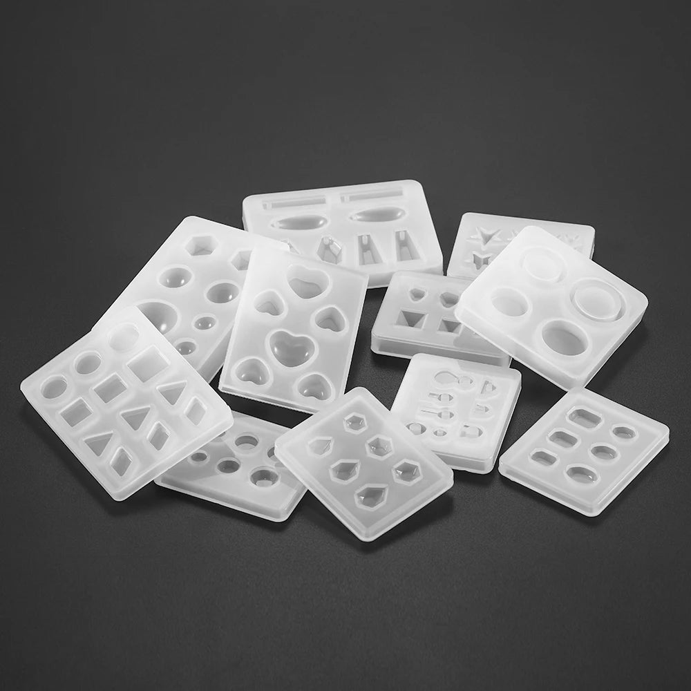 ELMAS Silicone Jewelry Molds - Heart, Round & Rectangle Shapes - Al Masam Stationery LLC