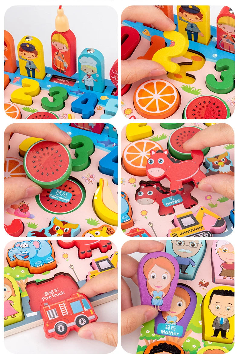 ELMAS QWZ Kids Montessori Educational Math Toys Gifts - Al Masam Stationery LLC