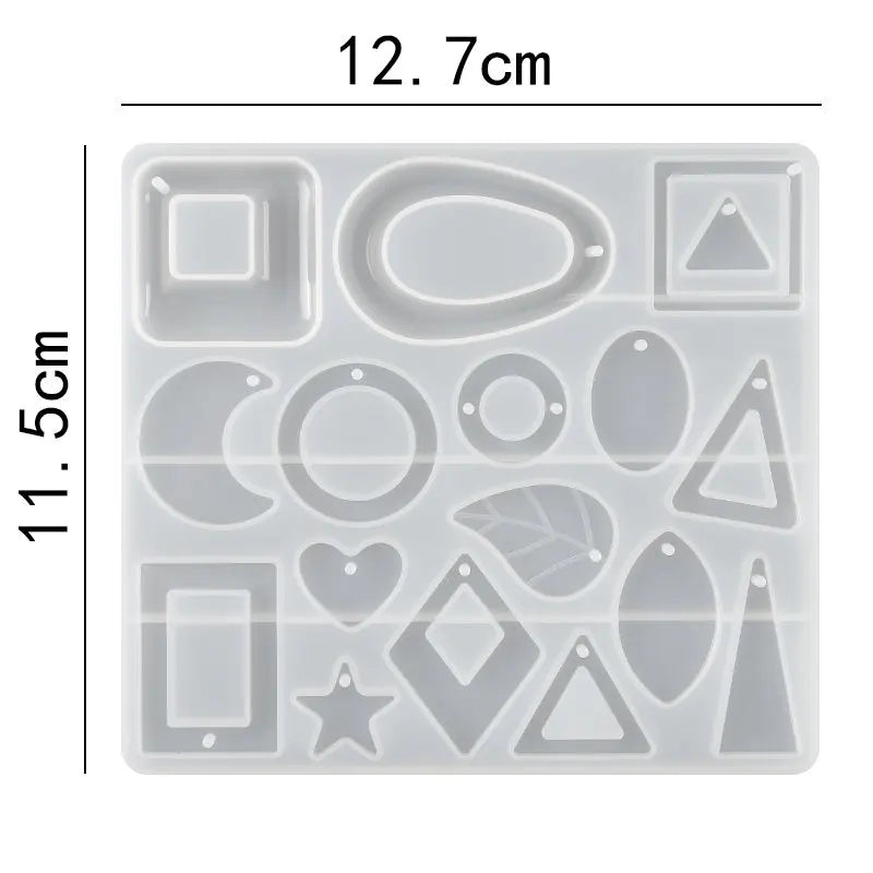 ELMAS Silicone Earring Mold for DIY Jewelry Crafting - Al Masam Stationery LLC