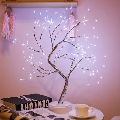 ELMAS Enchanted LED Mini Christmas Tree Night Light - Al Masam Stationery LLC