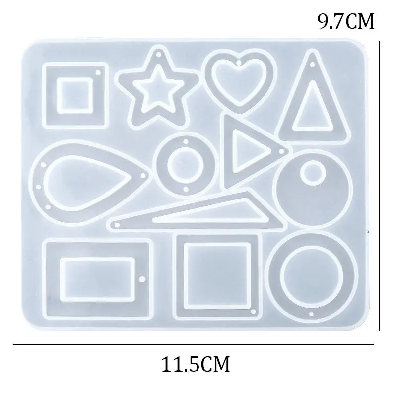 ELMAS Silicone Earring Mold for DIY Jewelry Crafting - Al Masam Stationery LLC