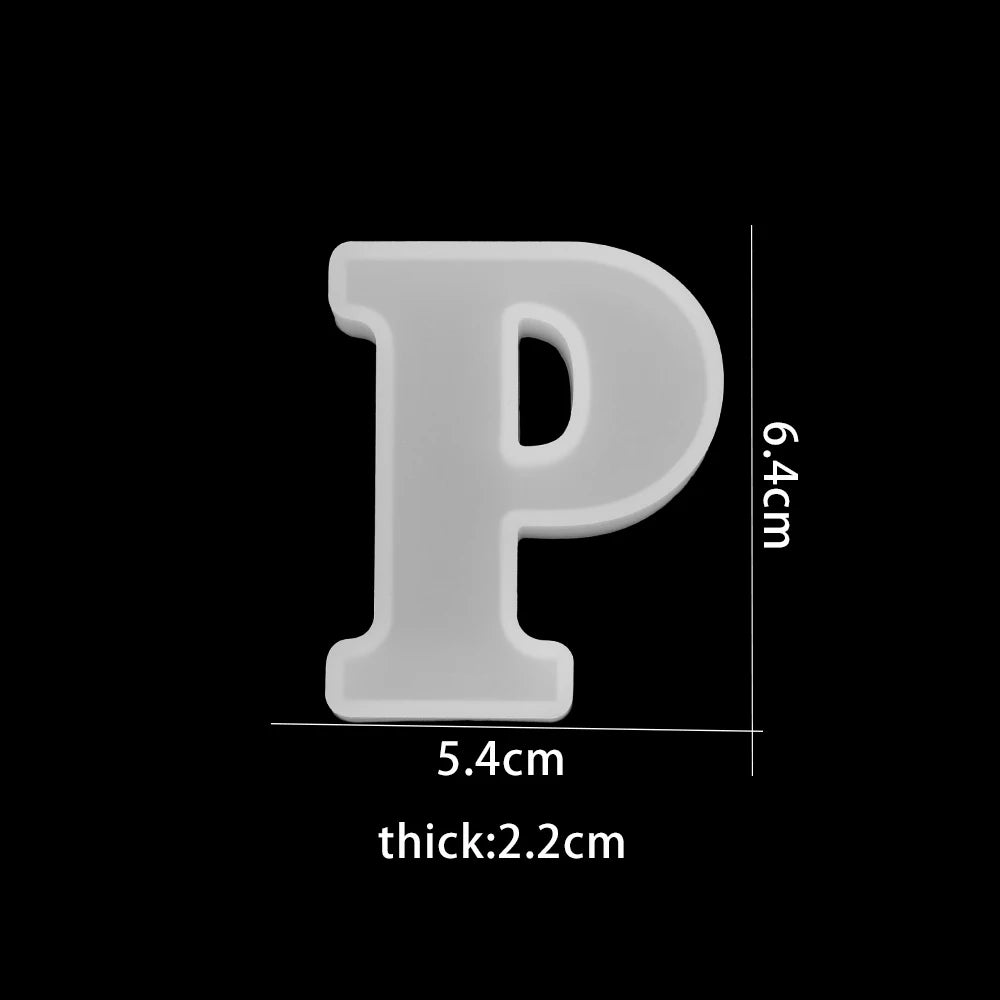 ELMAS 3D Alphabet Silicone Molds for DIY Jewelry & Crafts - Al Masam Stationery LLC