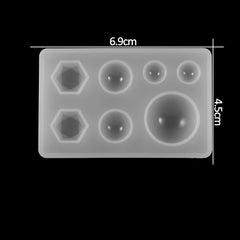 ELMAS Silicone Jewelry Molds - Heart, Round & Rectangle Shapes - Al Masam Stationery LLC